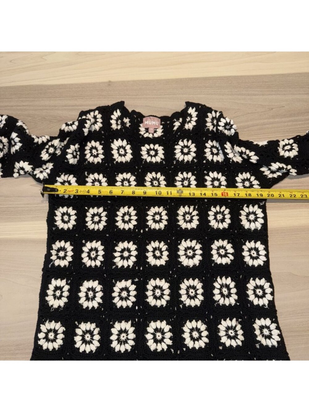 Show Me Your Mumu Mamacita Black White Coverup Mini Dress Women's X-Small XS - Picture 2 of 6